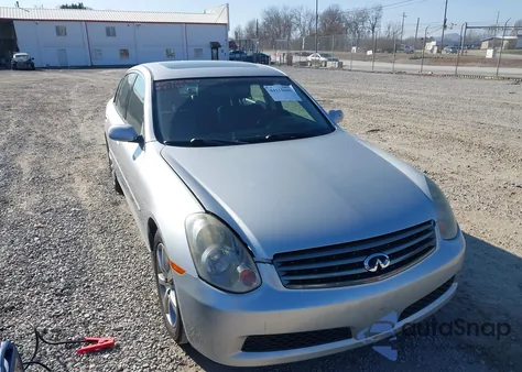 2006 Infiniti G35 from USA, damaged, VIN JNKCV51E56M517476